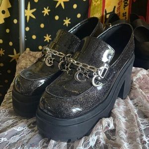 delias platform loafers
